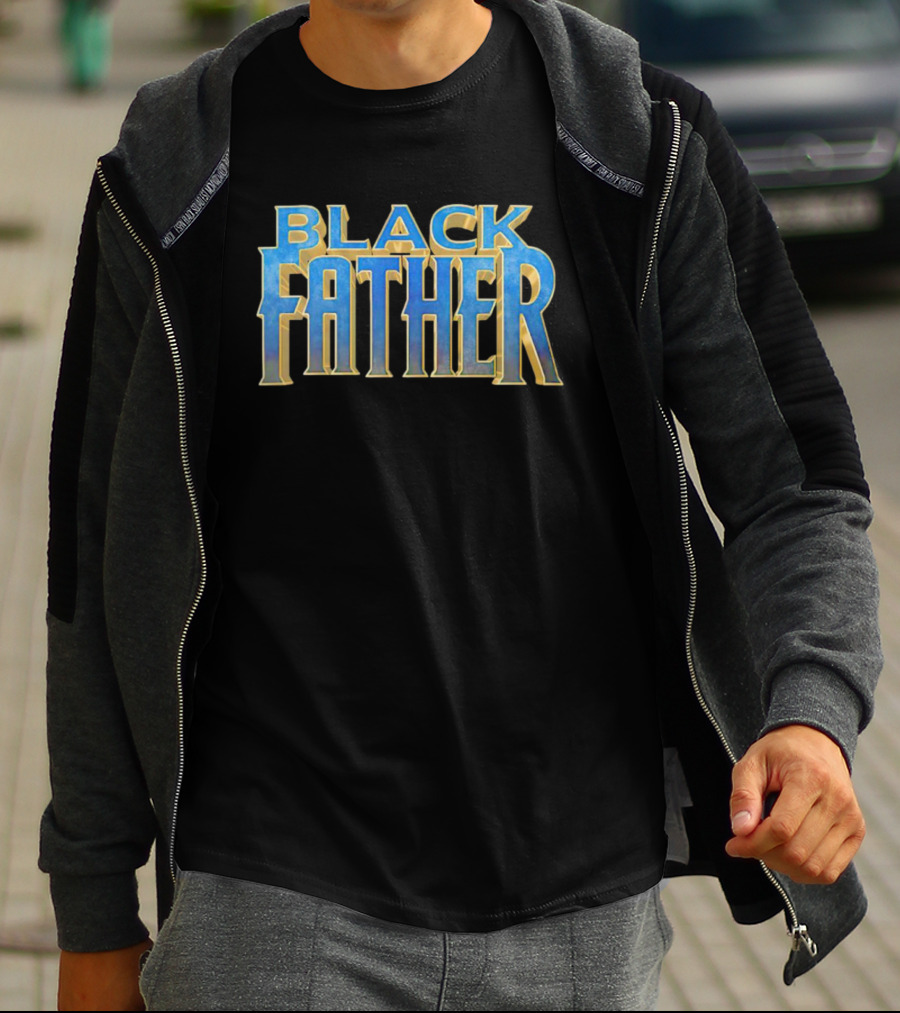 Black Panther Black Father T-Shirt