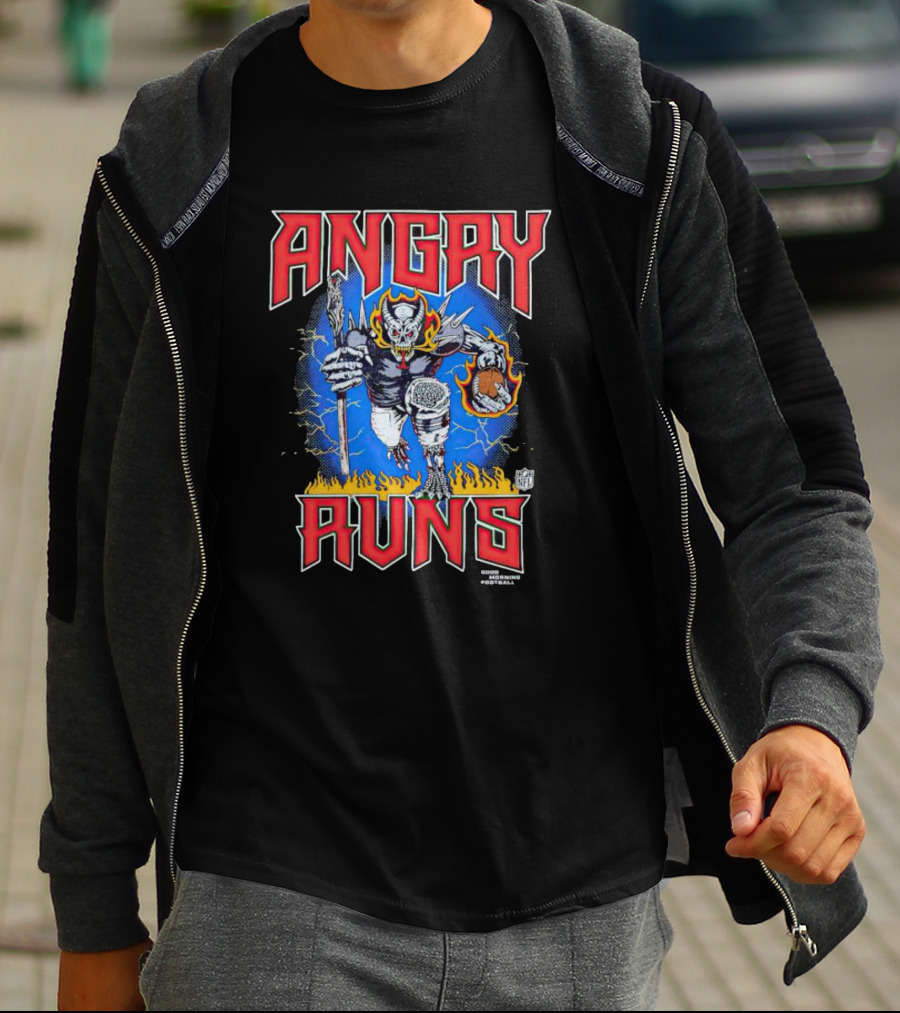 Kyle Brandt Angry Runs Good Morning Football NFL T-Shirt