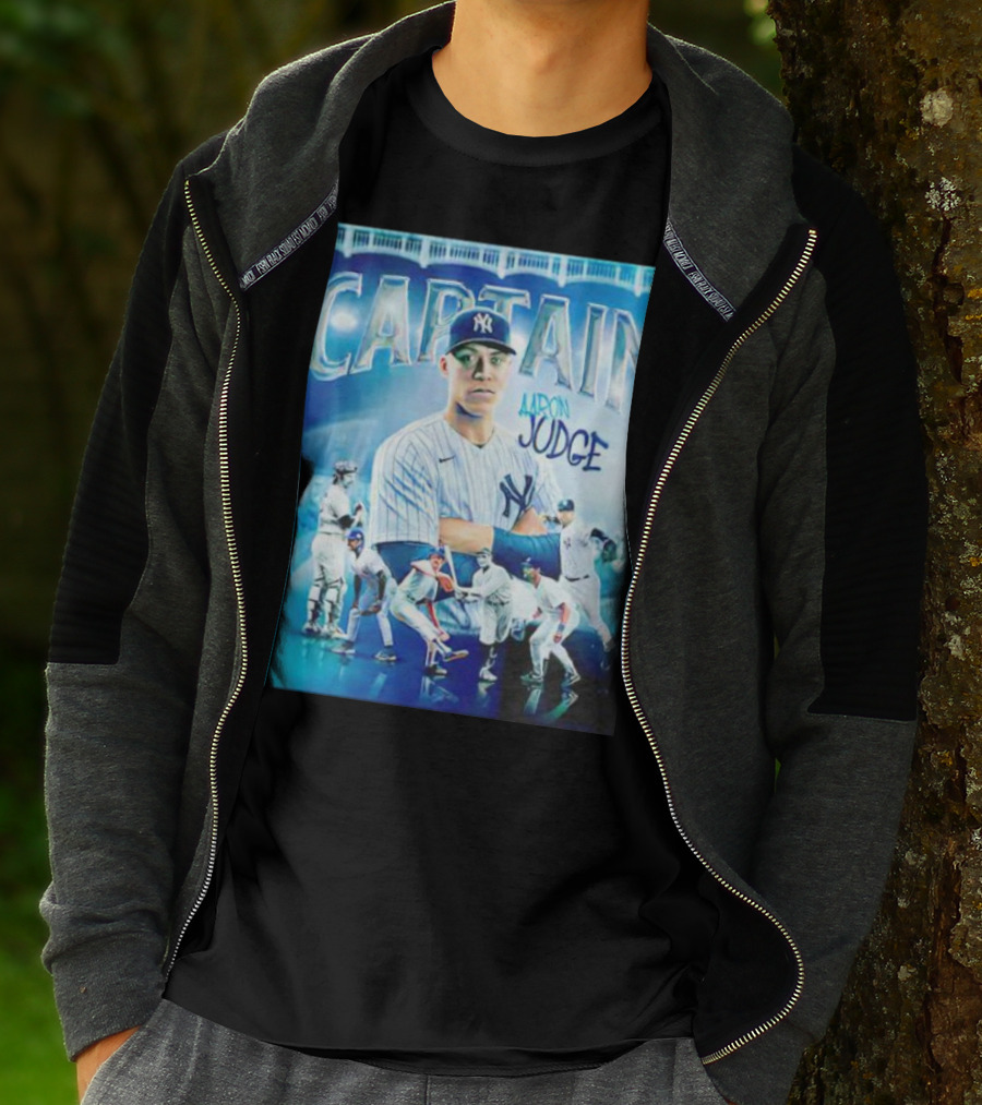 Aaron Judge New York Yankees Captain Baseball T-Shirt