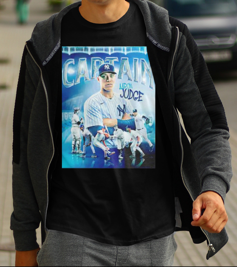 Aaron Judge New York Yankees Captain Baseball T-Shirt