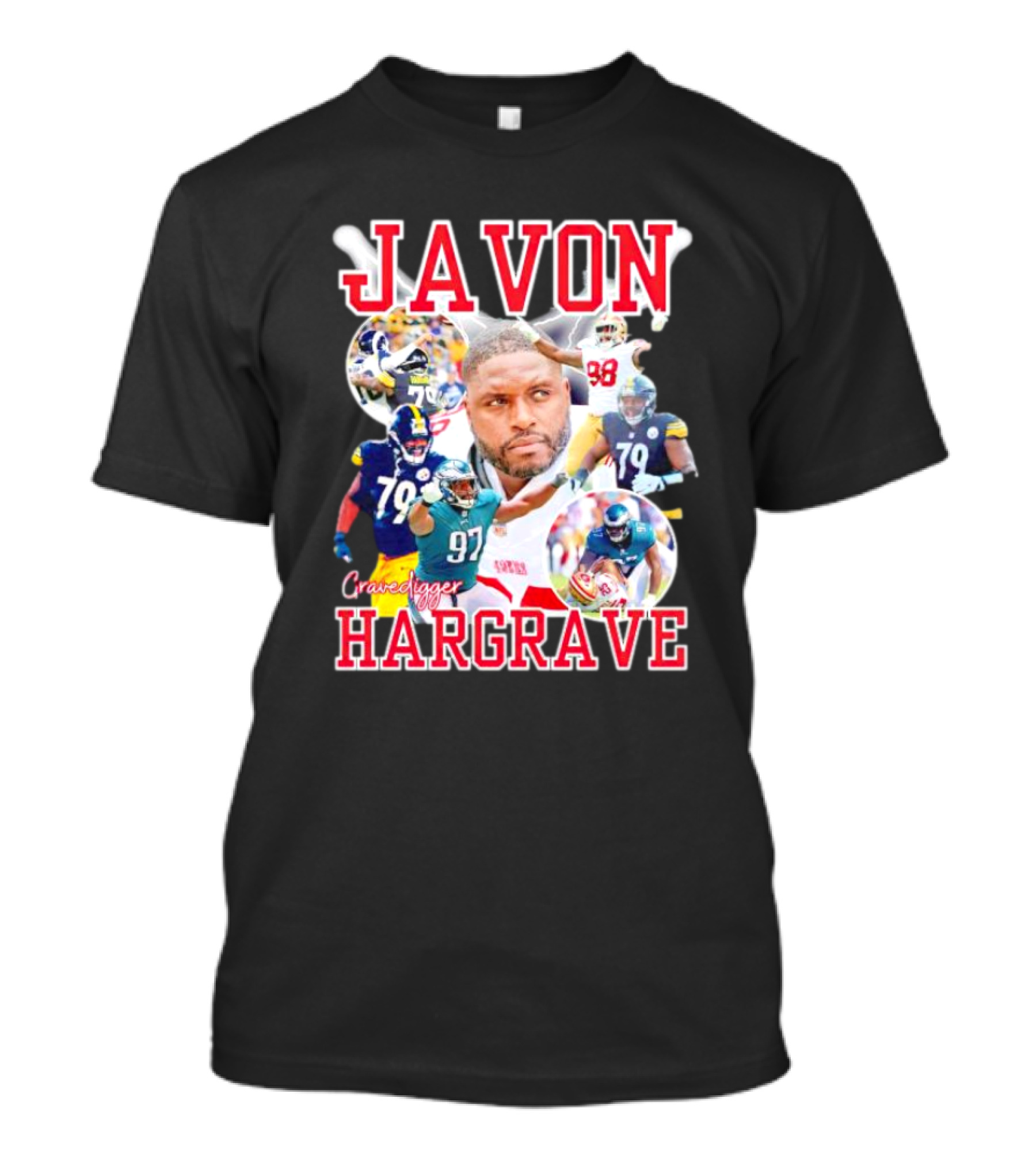 Javon Hargrave NFL Grave Digger Football Highlights T-Shirt