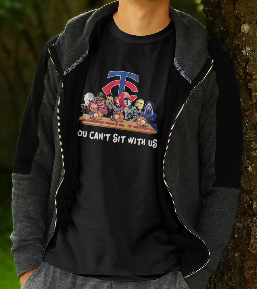 Minnesota Twins Horror Movies Halloween You Can’t Sit With Us T-Shirt