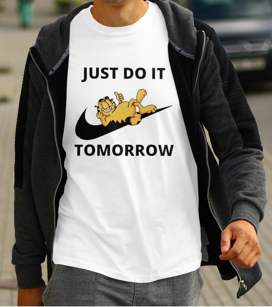 Garfield Just Do It Tomorrow T-Shirt