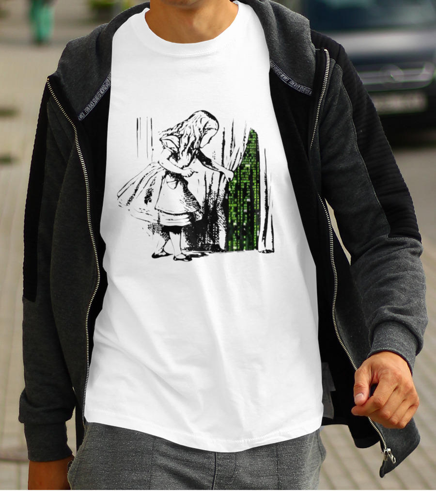 Alice Enters The Matrix New World T-Shirt