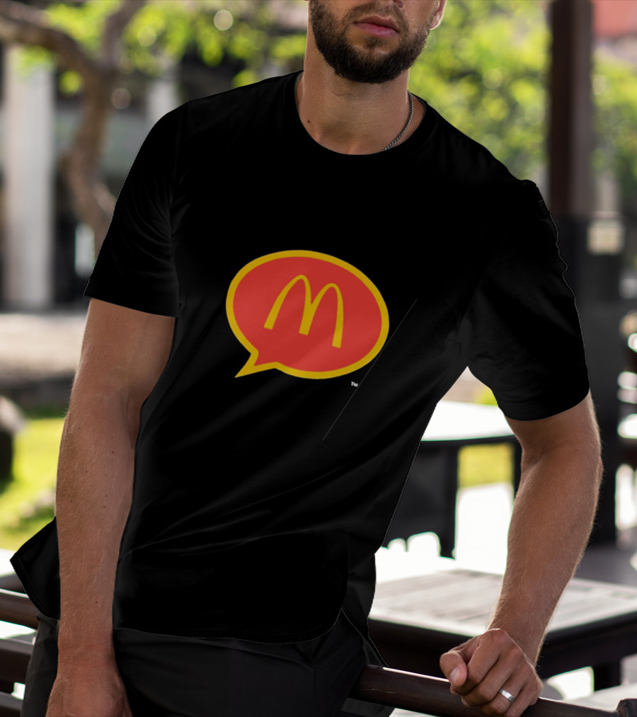 McDonald's 90s Logo In Retro Speech Bubble T-Shirt