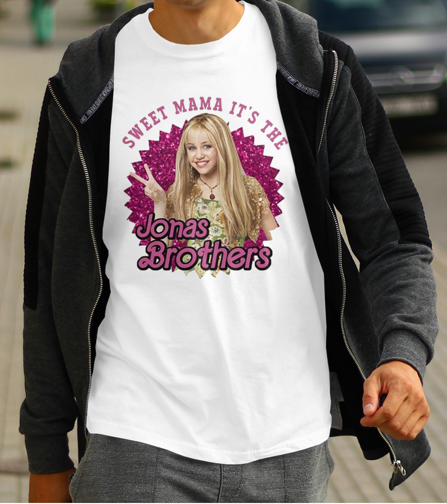 Sweet Mama It's The Jonas Brothers Hannah Montana Crossover Merch T-Shirt