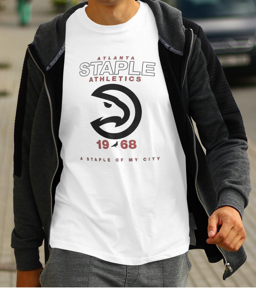 Atlanta Staple Athletics 1968 A Staple Of My City T-Shirt