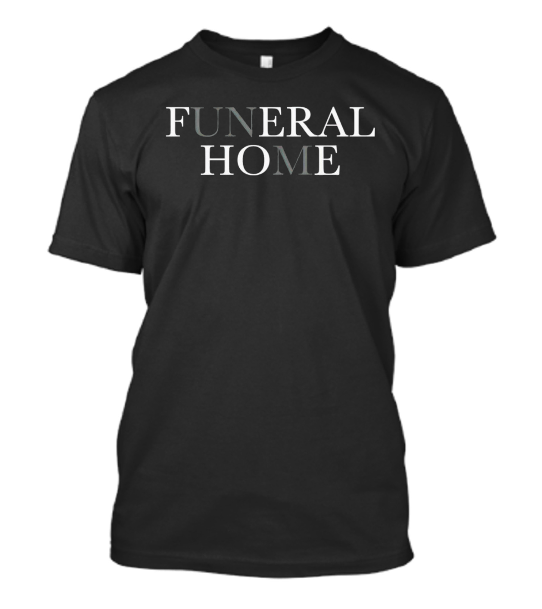 Funeral Home Bold Minimalist Typography T-Shirt