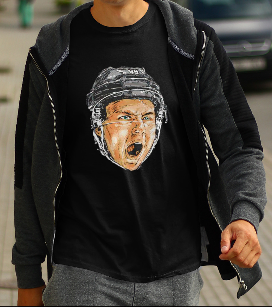 Connor Bedard Chicago Blackhawks 98 Scream T-Shirt