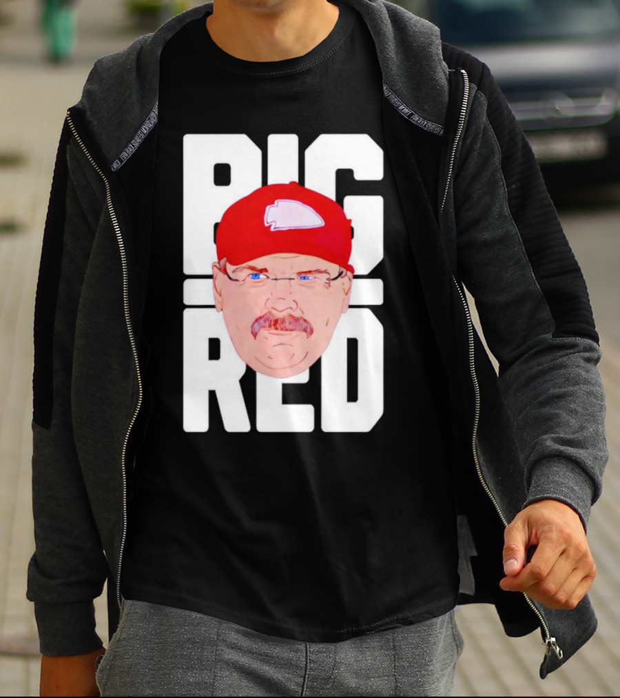 Big Red Football Coach Mavericks T-Shirt