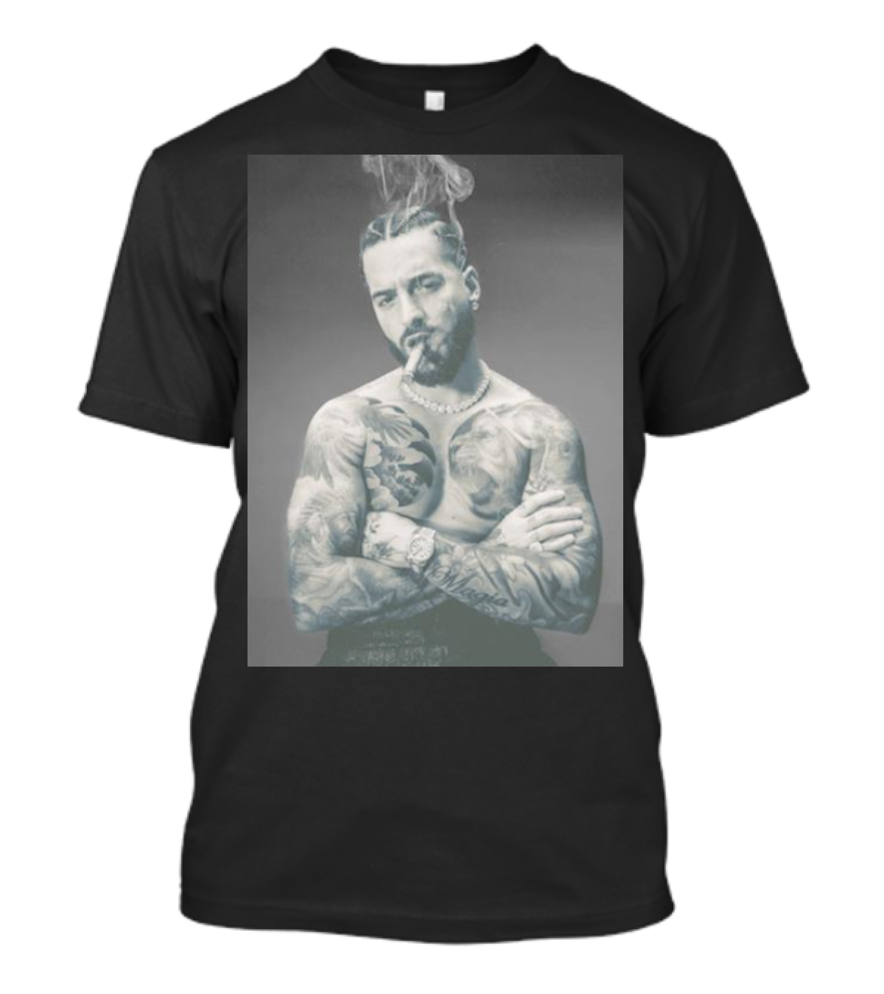 Maluma Don Juan Smoke Tattoo Tour T-Shirt