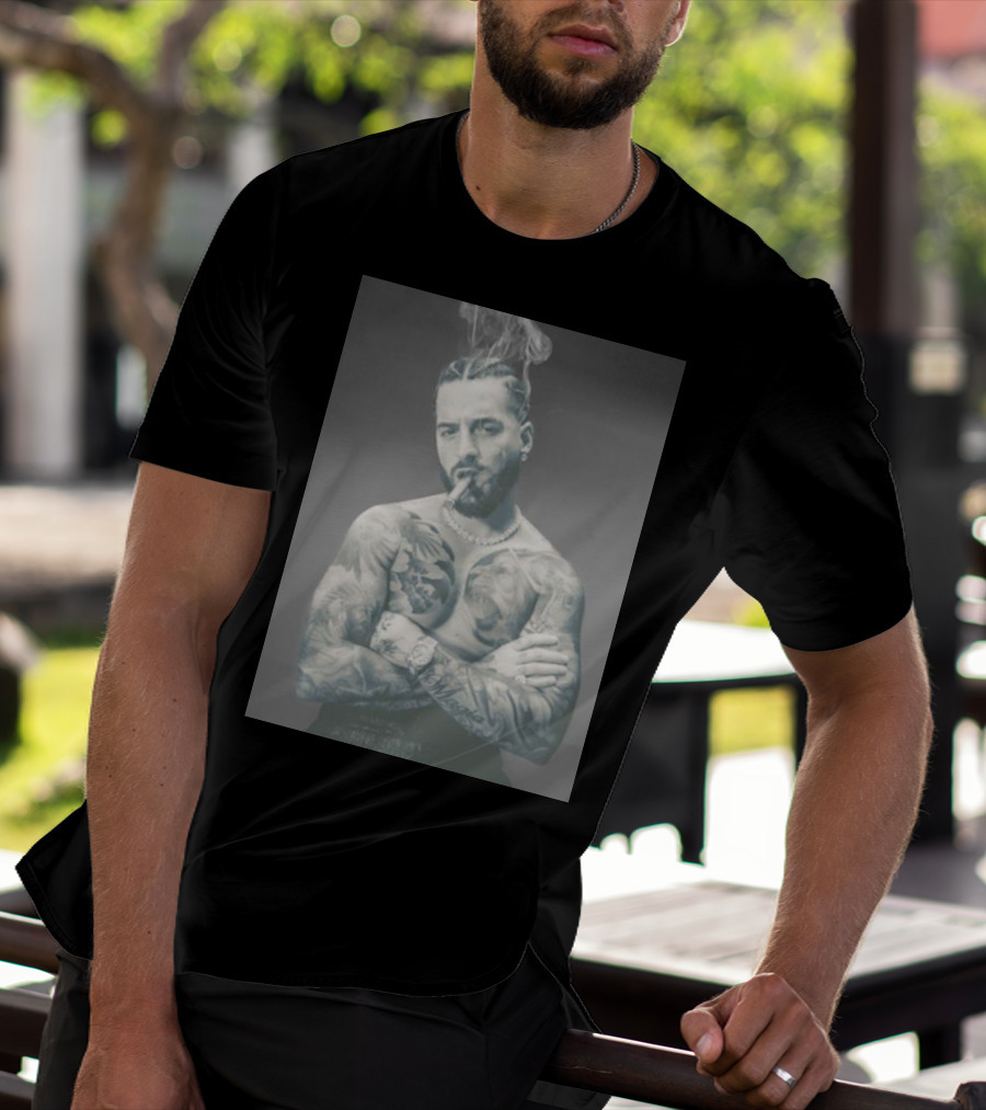 Maluma Don Juan Smoke Tattoo Tour T-Shirt