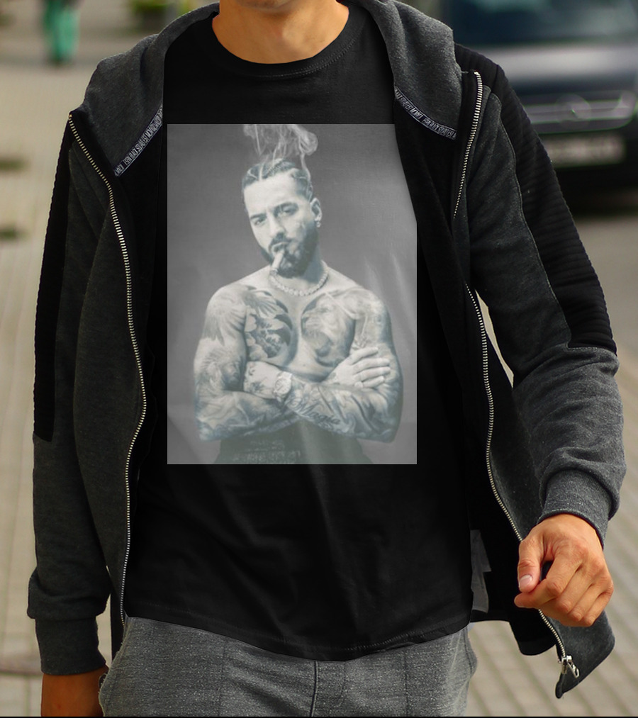 Maluma Don Juan Smoke Tattoo Tour T-Shirt