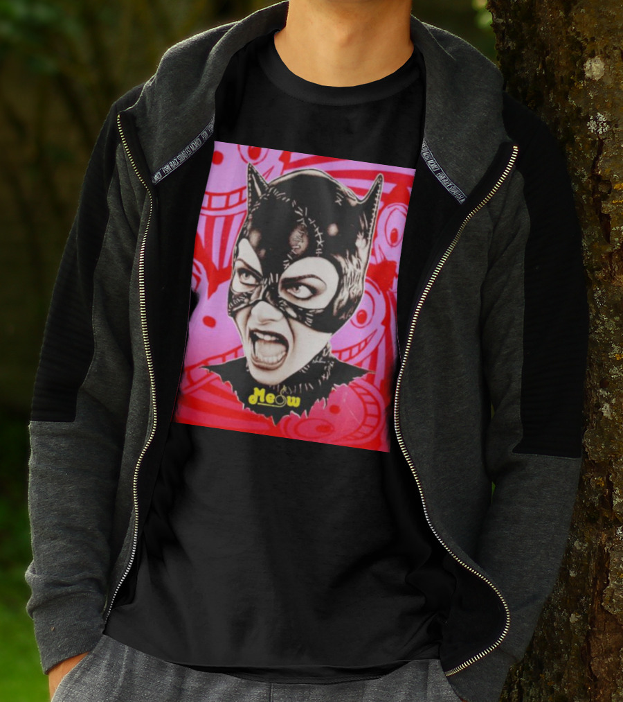 Selina Kyle Catwoman Meow Batman Returns Iconic T-Shirt
