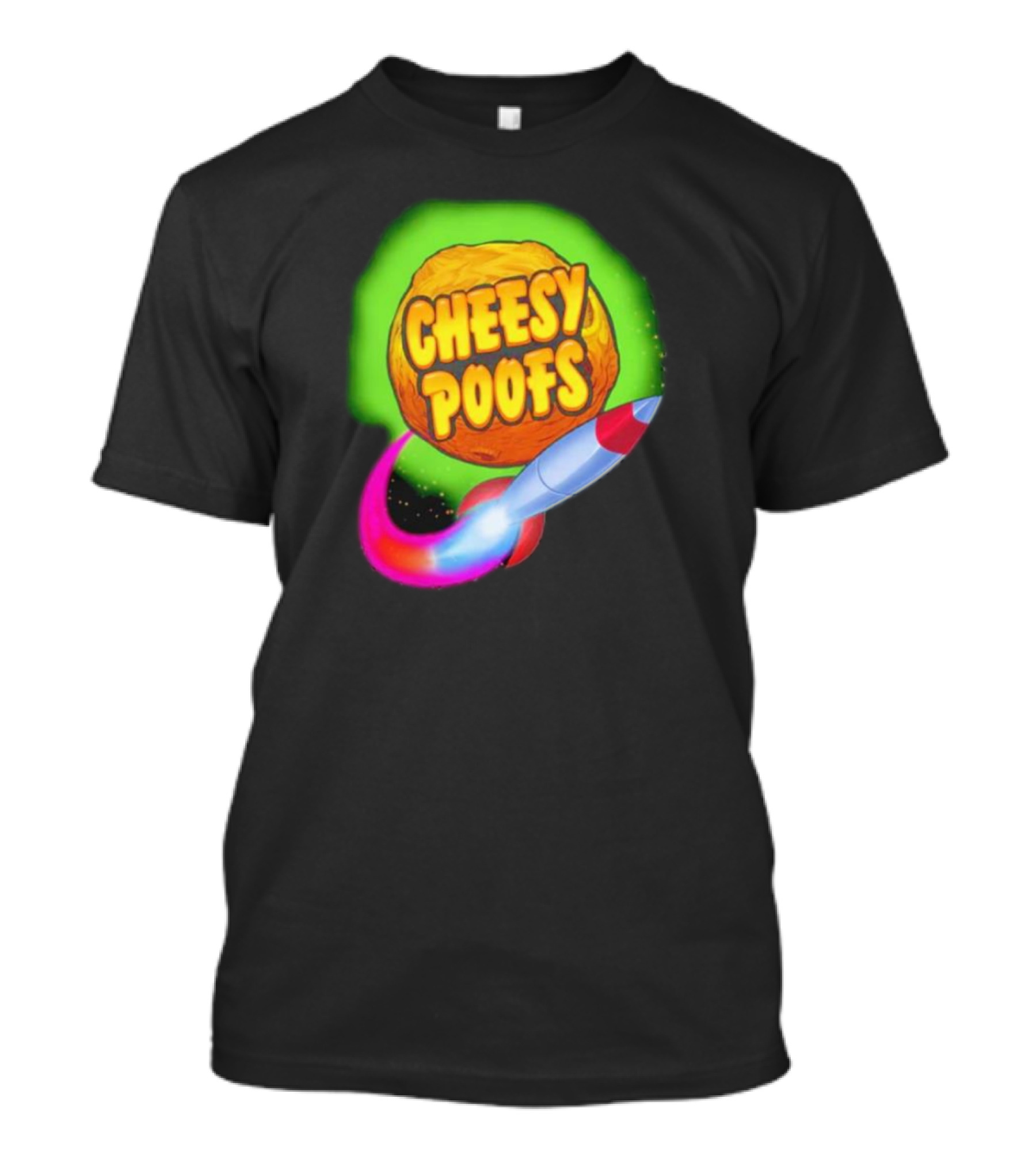 South Park Cheesy Poofs Snack With Rocket T-Shirt