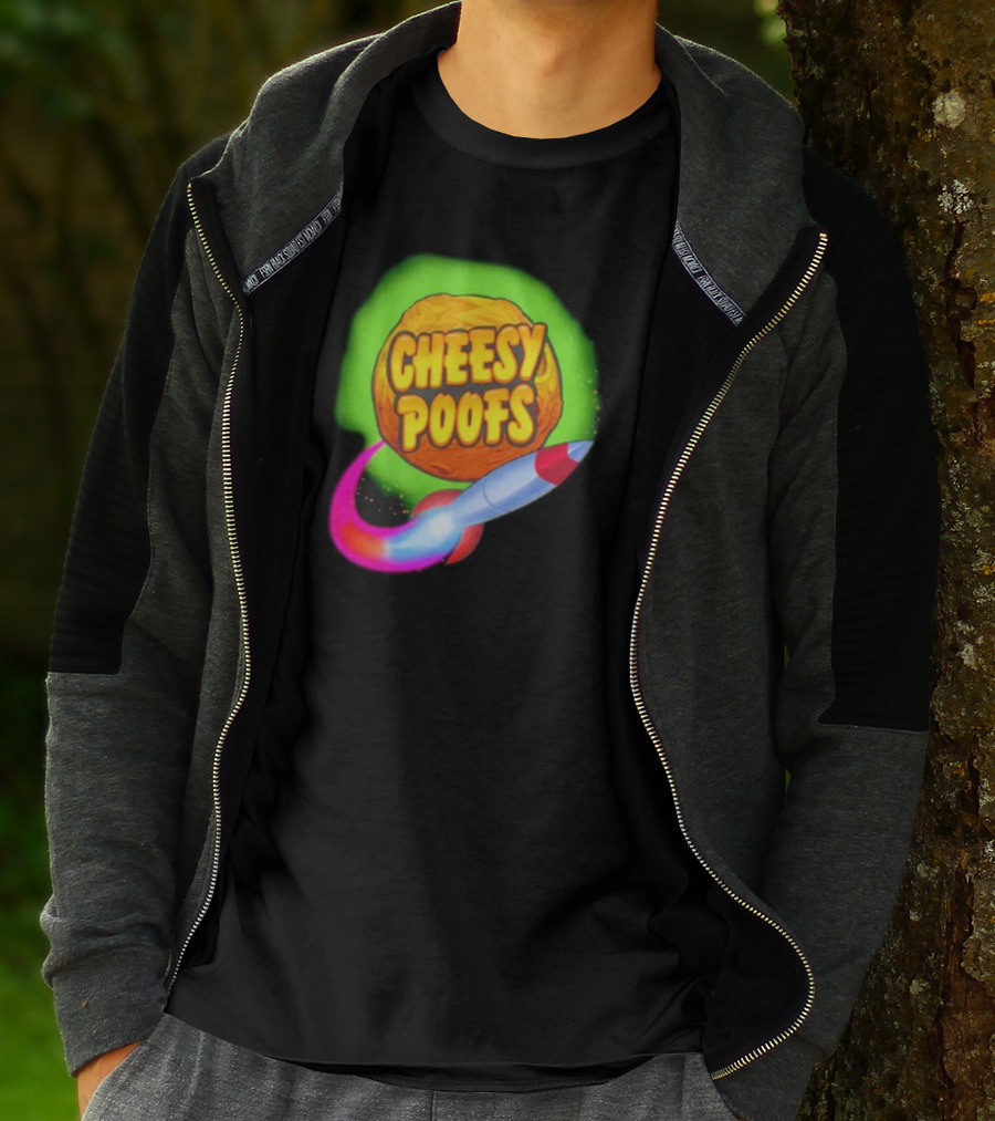 South Park Cheesy Poofs Snack With Rocket T-Shirt