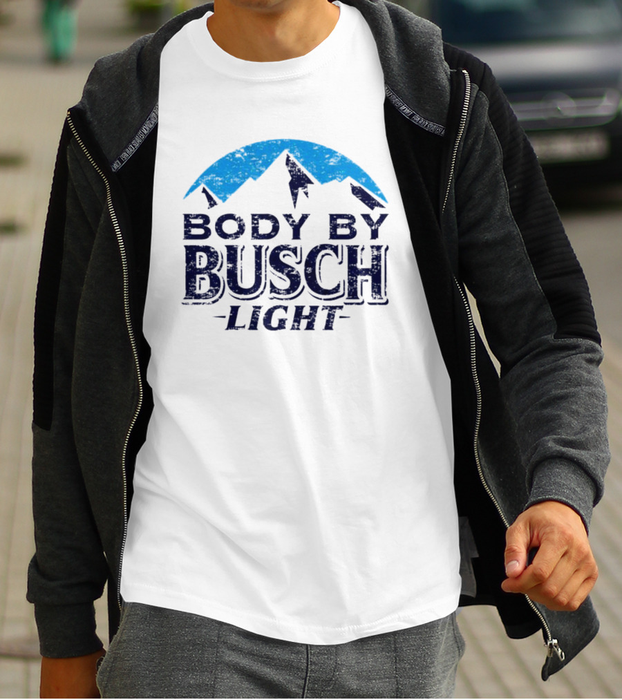Body By Busch Light Blue Mountain T-Shirt