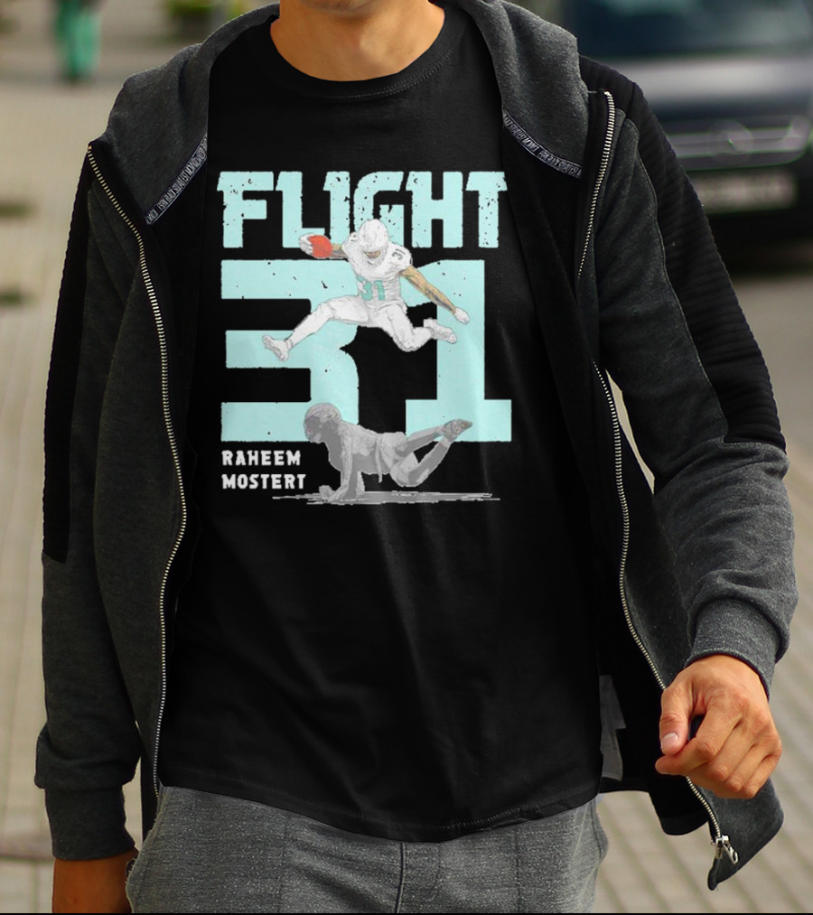 Raheem Mostert Flight 31 Miami Football T-Shirt