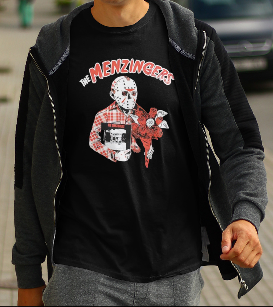 The Menzingers Hockey Mask Roses Album T-Shirt