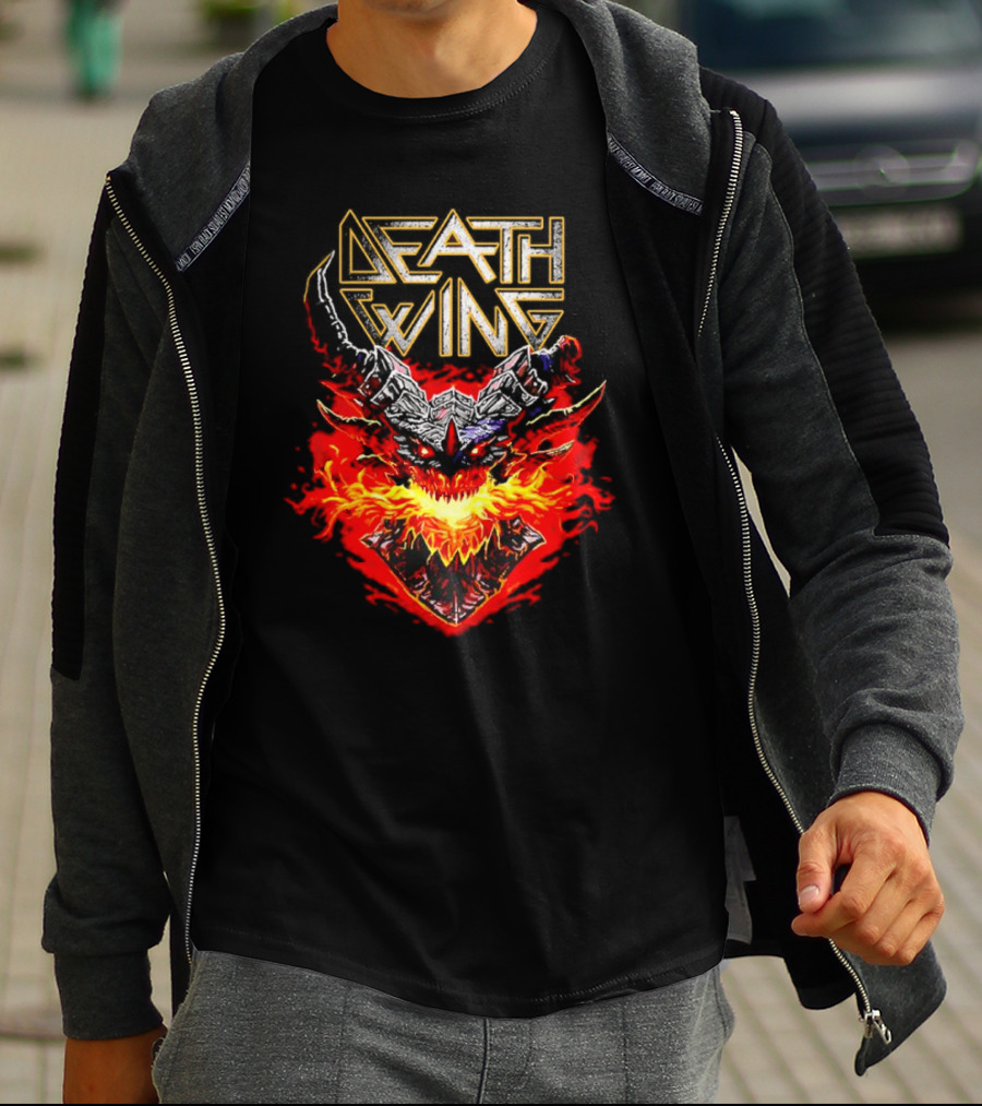 Blizzard Gear World Of Warcraft Deathwing Fiery Metal-Inspired Emblem T-Shirt