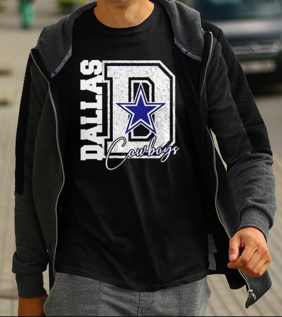 Dallas Cowboys Big D Star T-Shirt