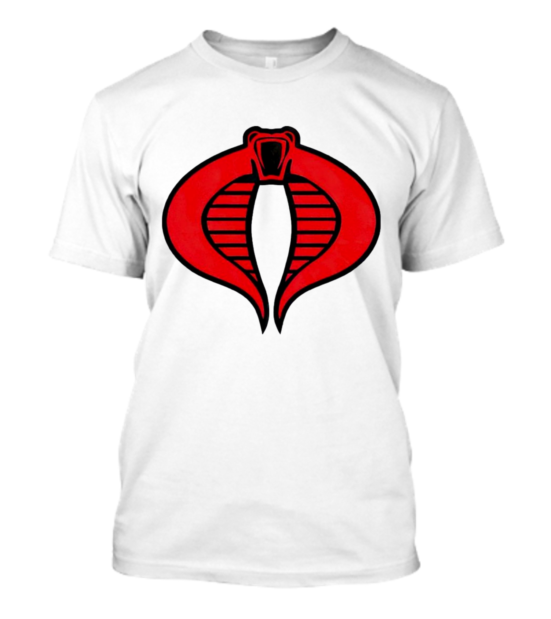 Cobra Red Emblem GI Joe Snake T-Shirt