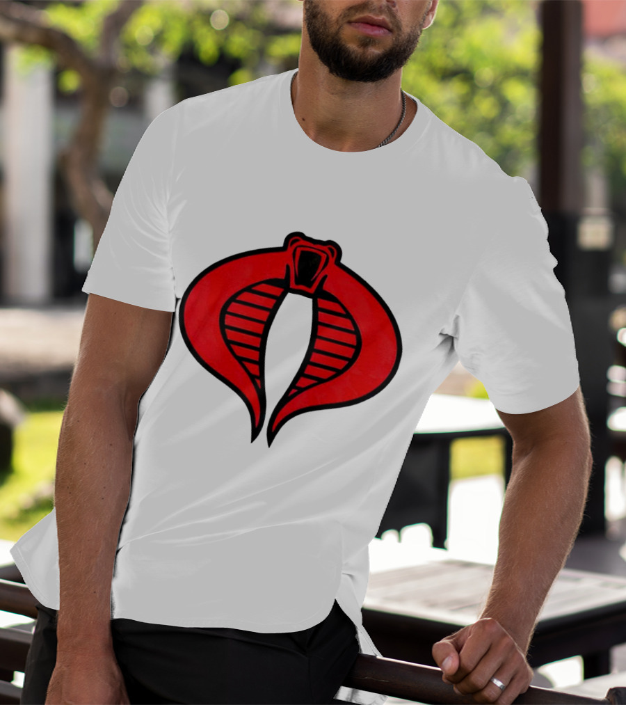 Cobra Red Emblem GI Joe Snake T-Shirt