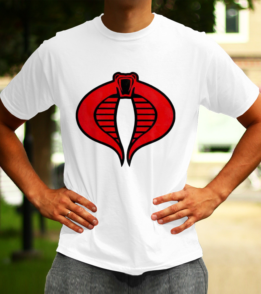 Cobra Red Emblem GI Joe Snake T-Shirt