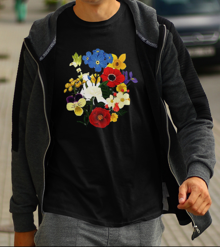 Sam Smith Vibrant Floral Bouquet T-Shirt