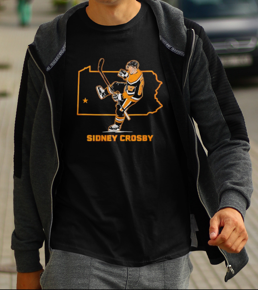 Sidney Crosby Pennsylvania Hockey Star T-Shirt
