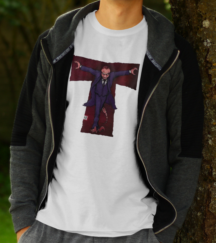 Torontosaurz Darkodon Suit-Clad T-Pose Character With Tail T-Shirt