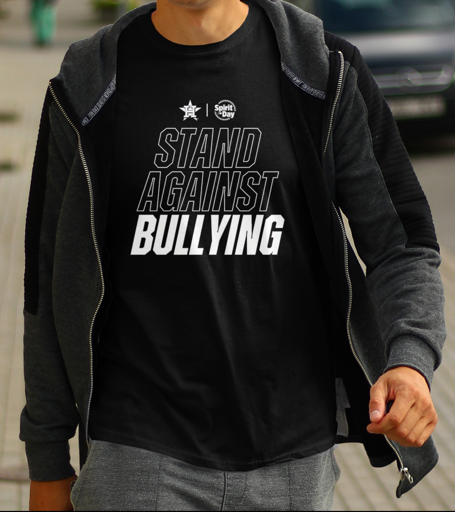 Houston Astros Spirit Day Stand Against Bullying T-Shirt