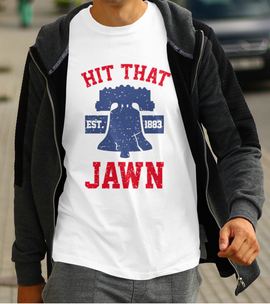 Philadelphia Phillies Liberty Bell Hit That Jawn Est. 1883 T-Shirt