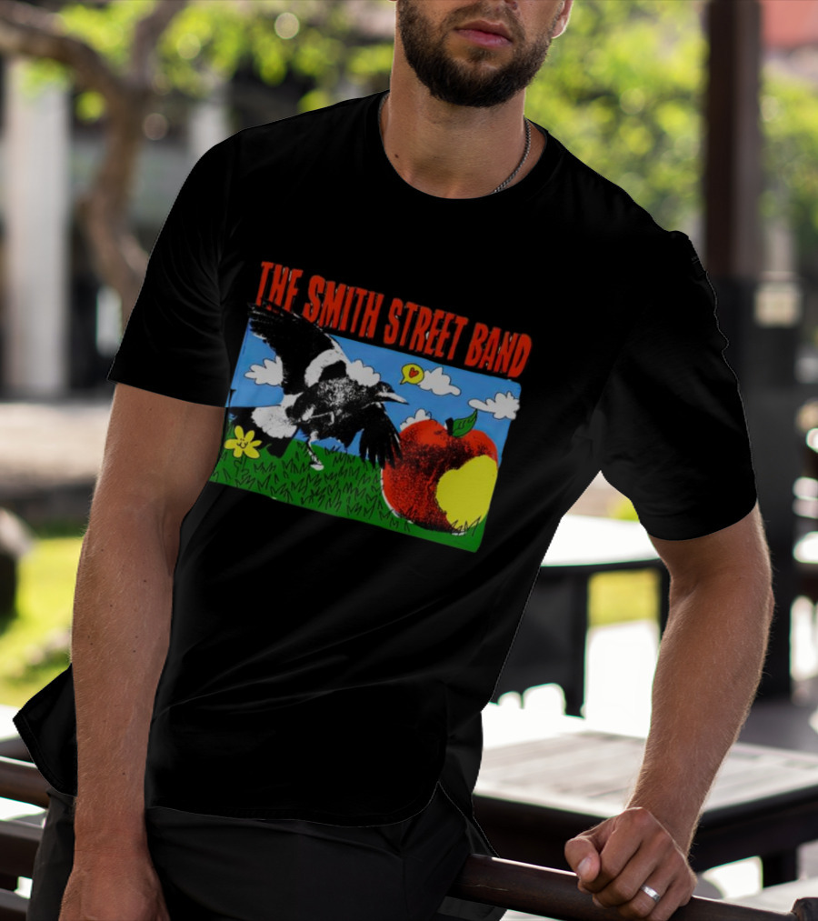 The Smith Street Band Magpie Clouds Apple Flower Grass T-Shirt