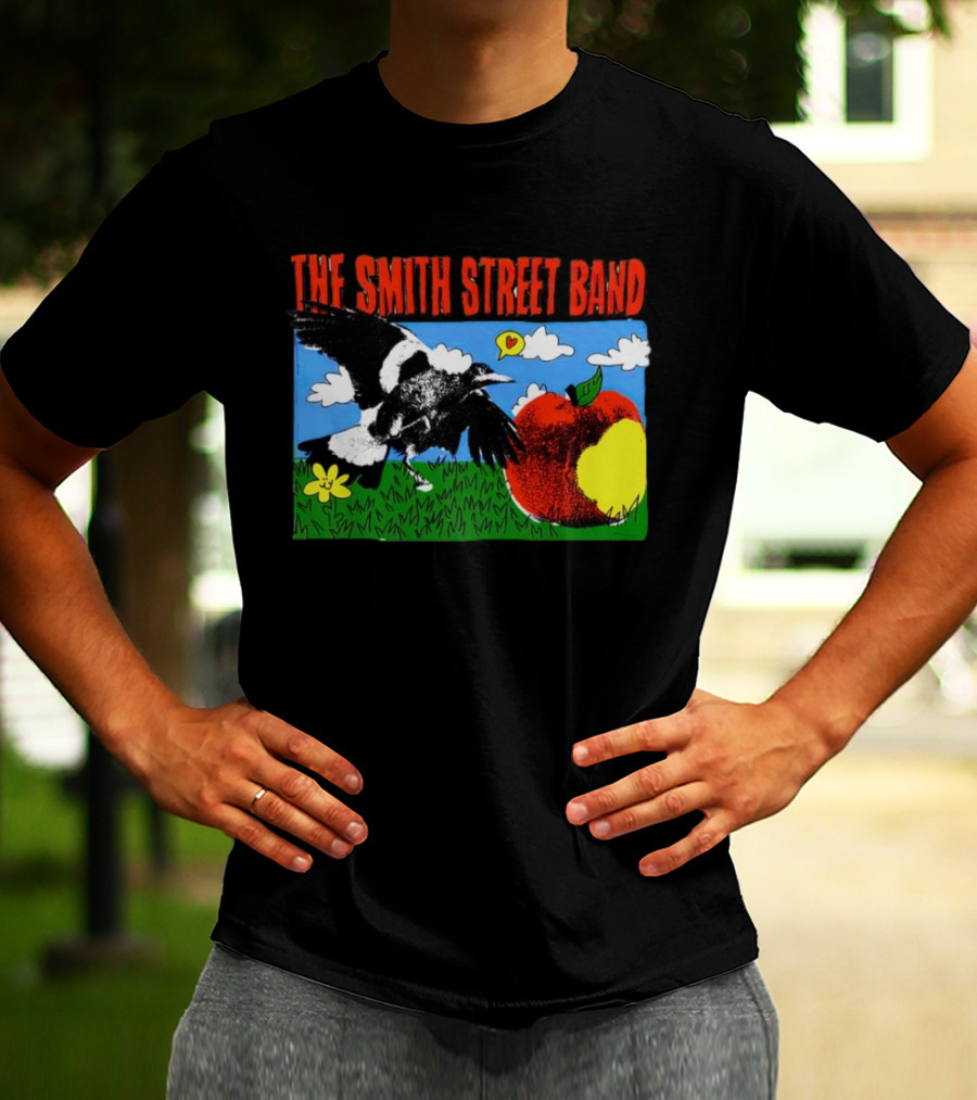 The Smith Street Band Magpie Clouds Apple Flower Grass T-Shirt