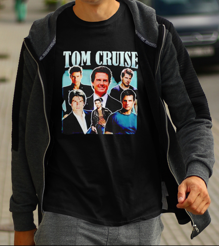 Tom Cruise Iconic Picture Collage Collection T-Shirt
