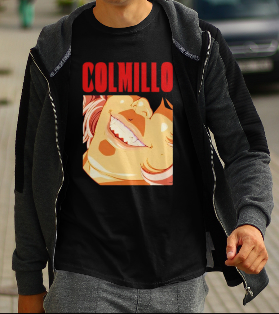Trending Colmillo Anime Style Art Grinning Expression T-Shirt