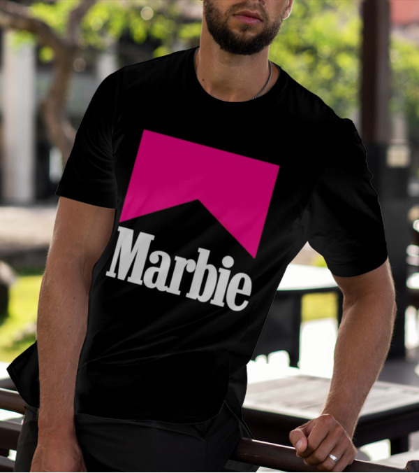 Marbie Logo With Pink Iconic T-Shirt