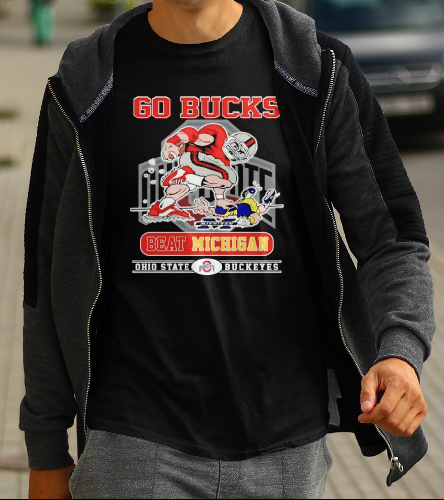 Go Bucks Beat Michigan Ohio State Buckeyes Football Rivalry T-Shirt