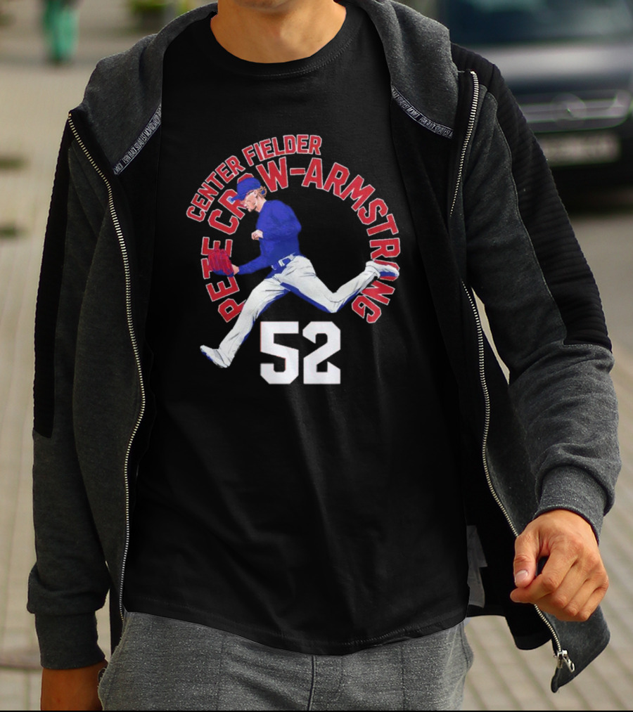 Center Fielder Pete Crow-Armstrong 52 Chicago C Name Arc T-Shirt