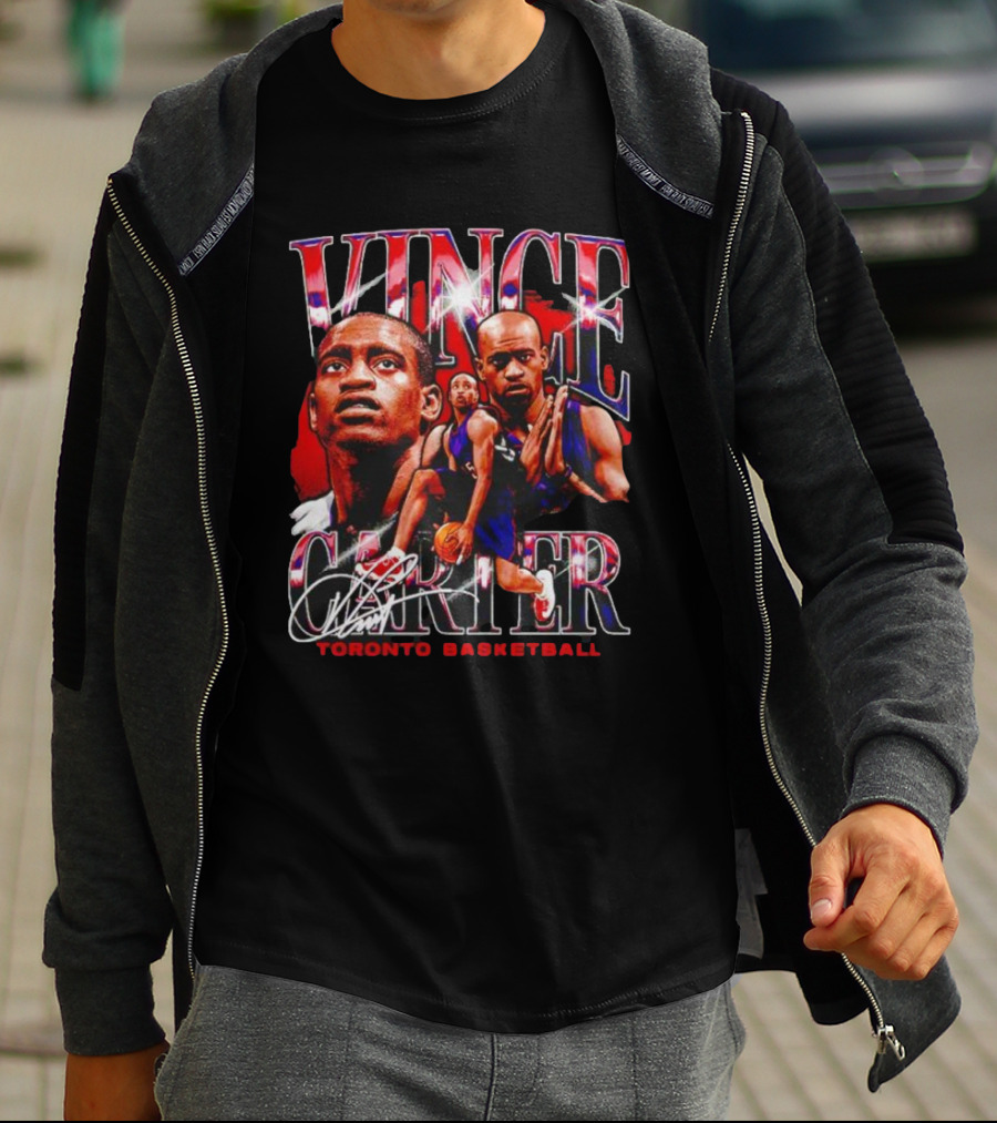 Vince Carter Toronto Basketball Vintage T-Shirt