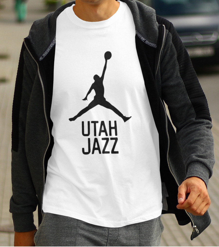 Utah Jazz Jumpman Basketball T-Shirt