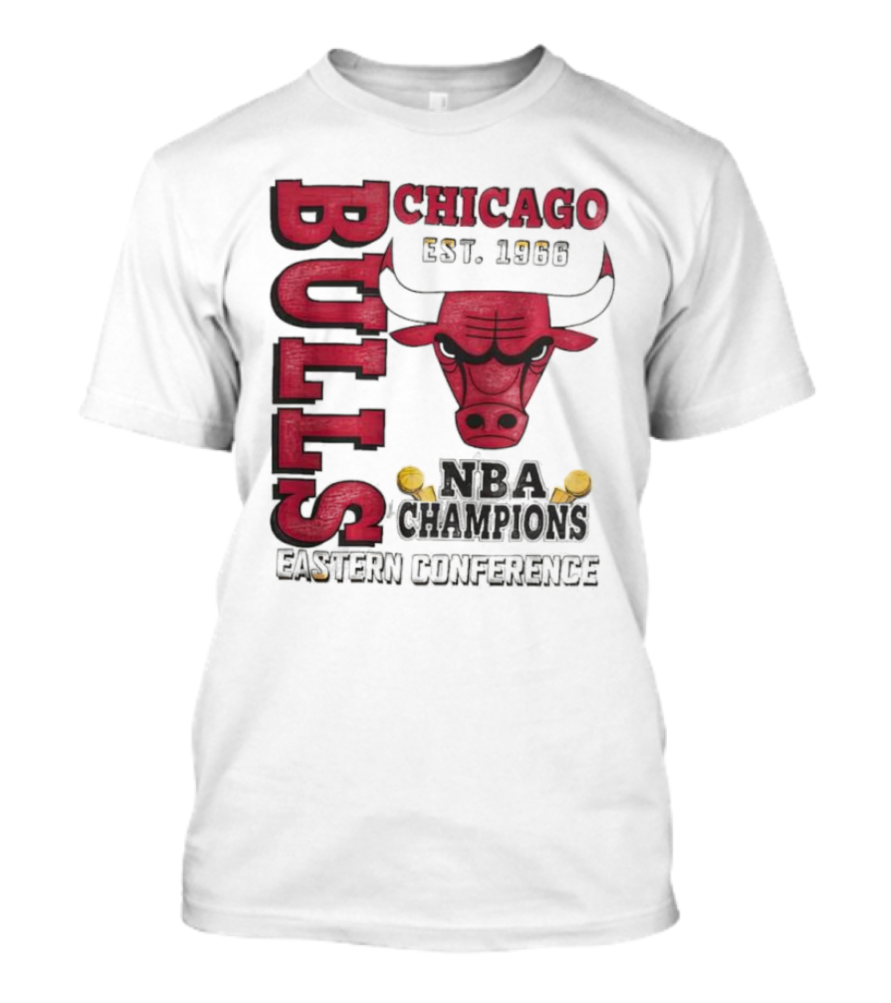 Chicago Bulls NBA Champions Eastern Conference Bull T-Shirt