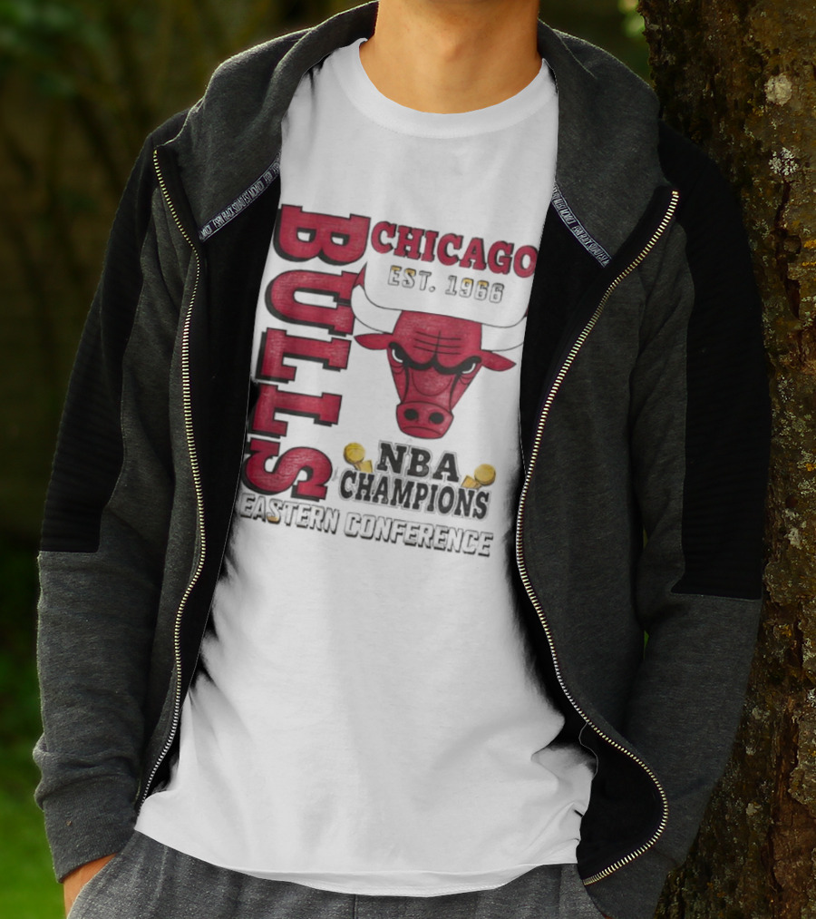 Chicago Bulls NBA Champions Eastern Conference Bull T-Shirt