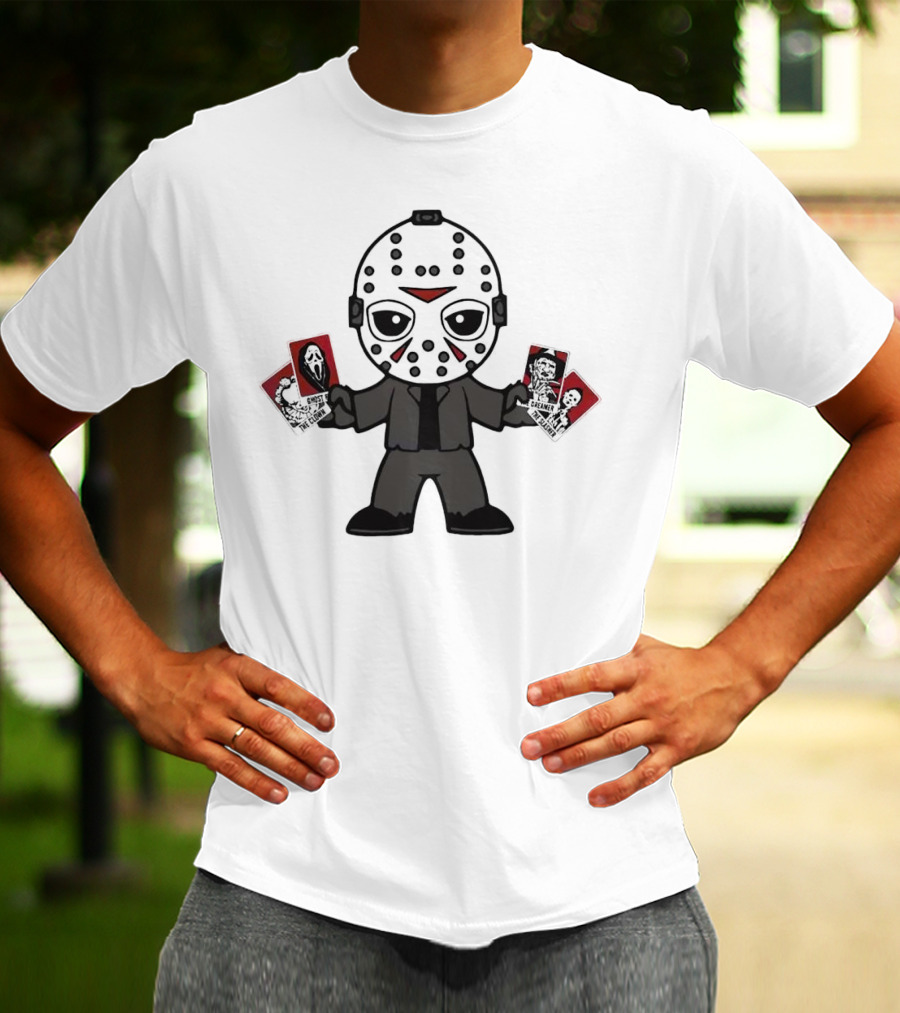 Jason Voorhees Horror Tarot Cards Halloween T-Shirt