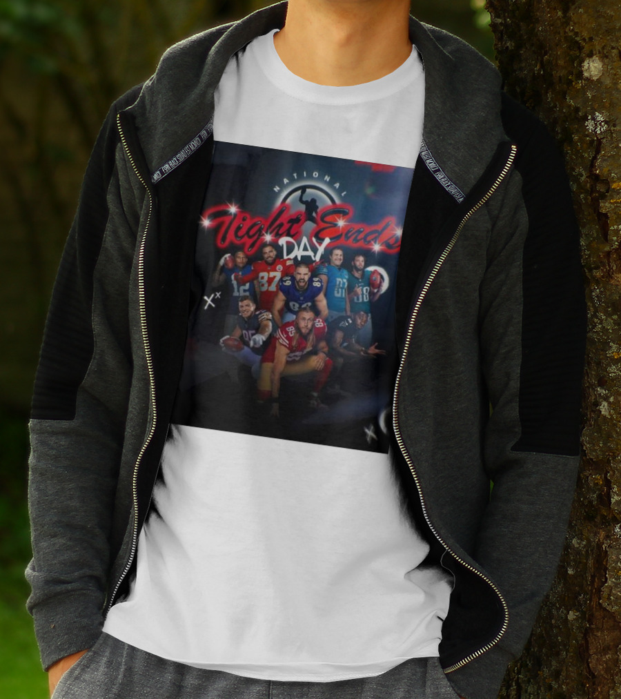 National Tight Ends Day NFL Football Players T-Shirt