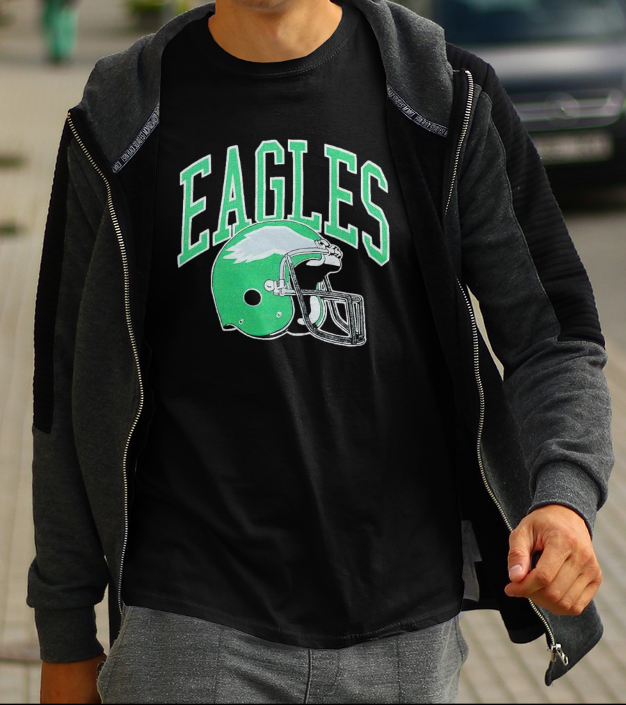 Eagles Helmet Logo Philadelphia T-Shirt