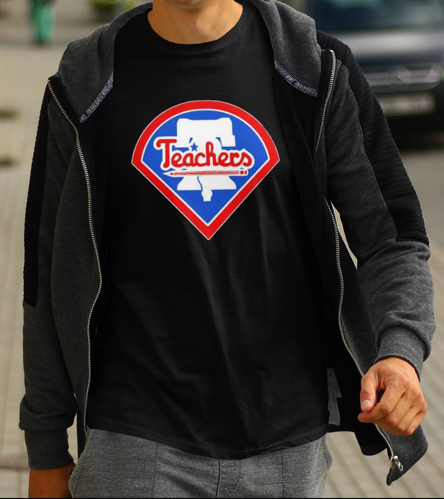 Philadelphia Phillies Liberty Bell Teachers T-Shirt