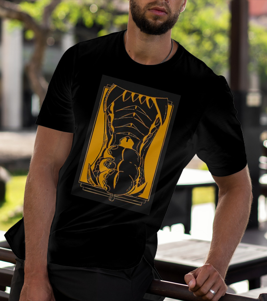 Slosh Dog Synesthesia Abstract Monster Torso Claws T-Shirt