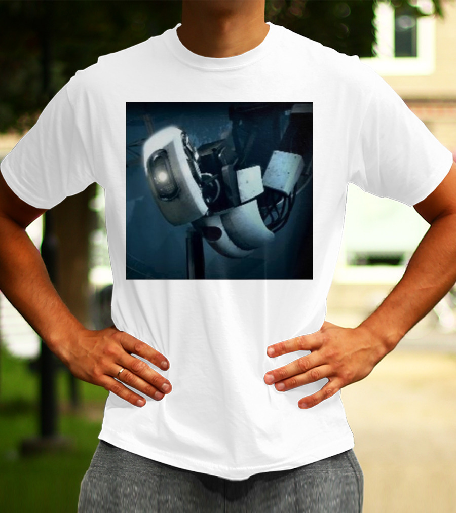 Actual Lesbians Robo Mommys Little Test Subject Portal Character GLaDOS T-Shirt